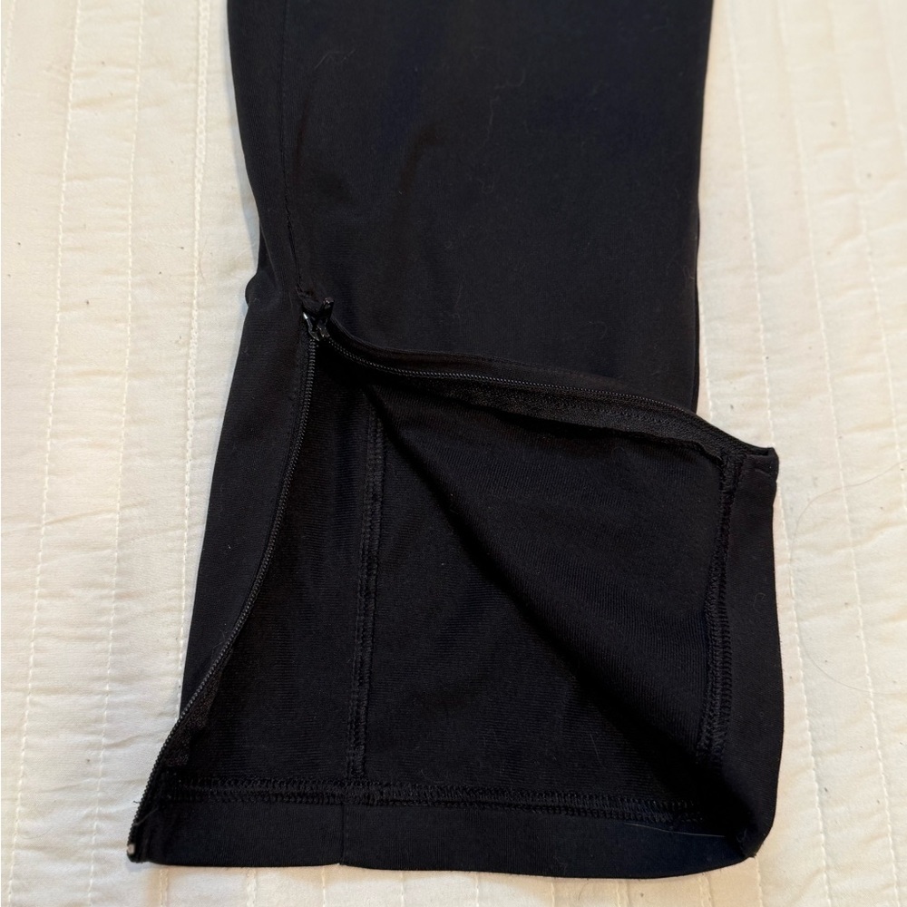 Adidas Women's Climacool Black Training Pants with Ankle Zippers Size Large - Picture 4 of 5